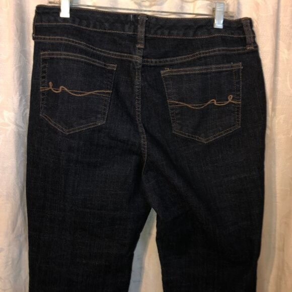 st john bay cotton blend blue jeans pockets zipper buttons belt loop 14s READ - Picture 7 of 8
